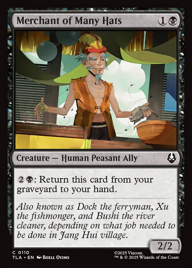 Merchant of Many Hats card front