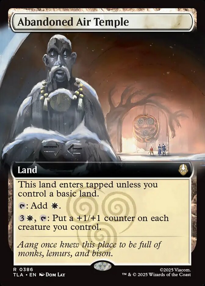 Abandoned Air Temple card front