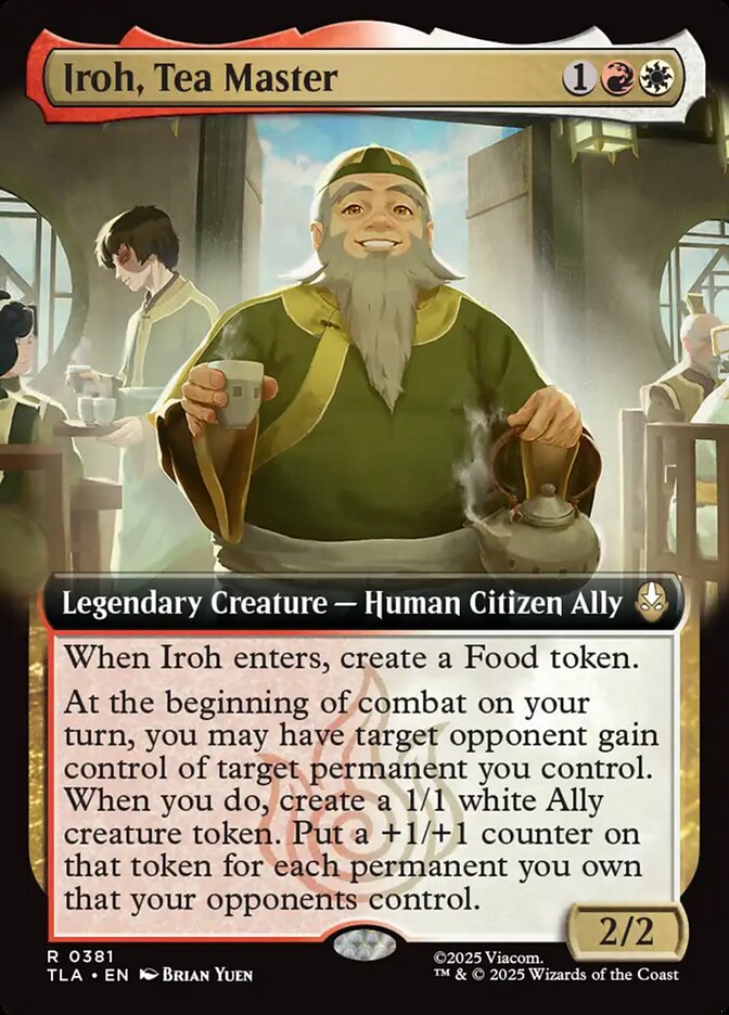 Iroh, Tea Master card front
