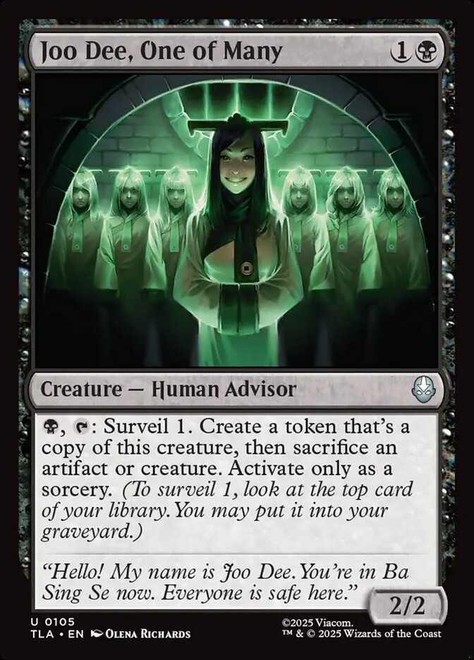 Joo Dee, One of Many card front