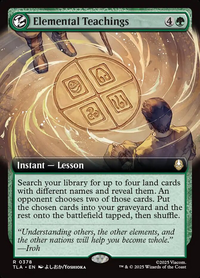 Elemental Teachings card front