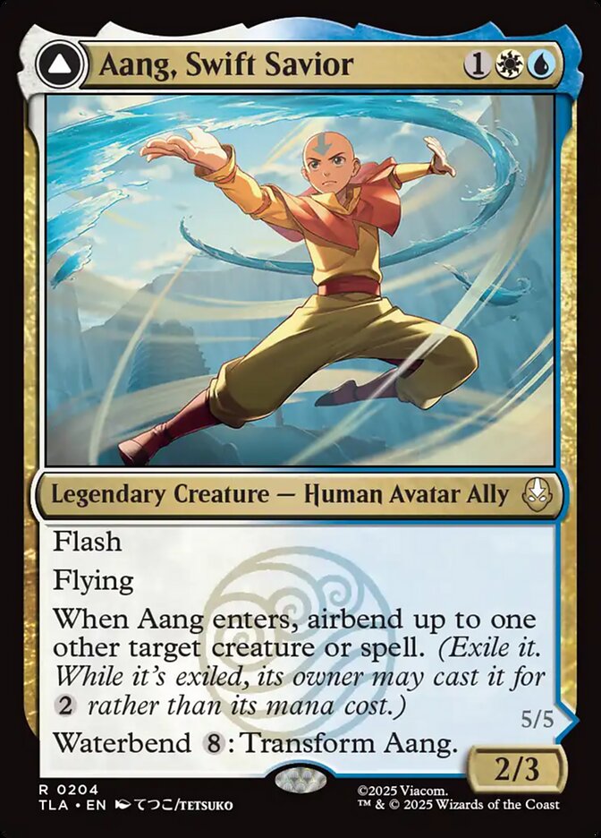 Aang, Swift Savior card front