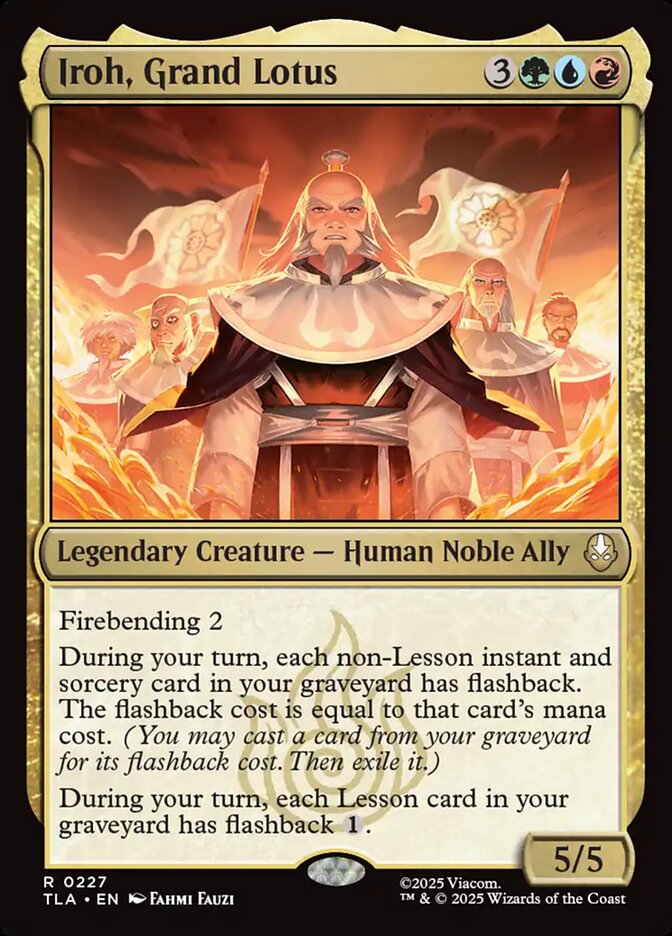 Iroh, Grand Lotus card front