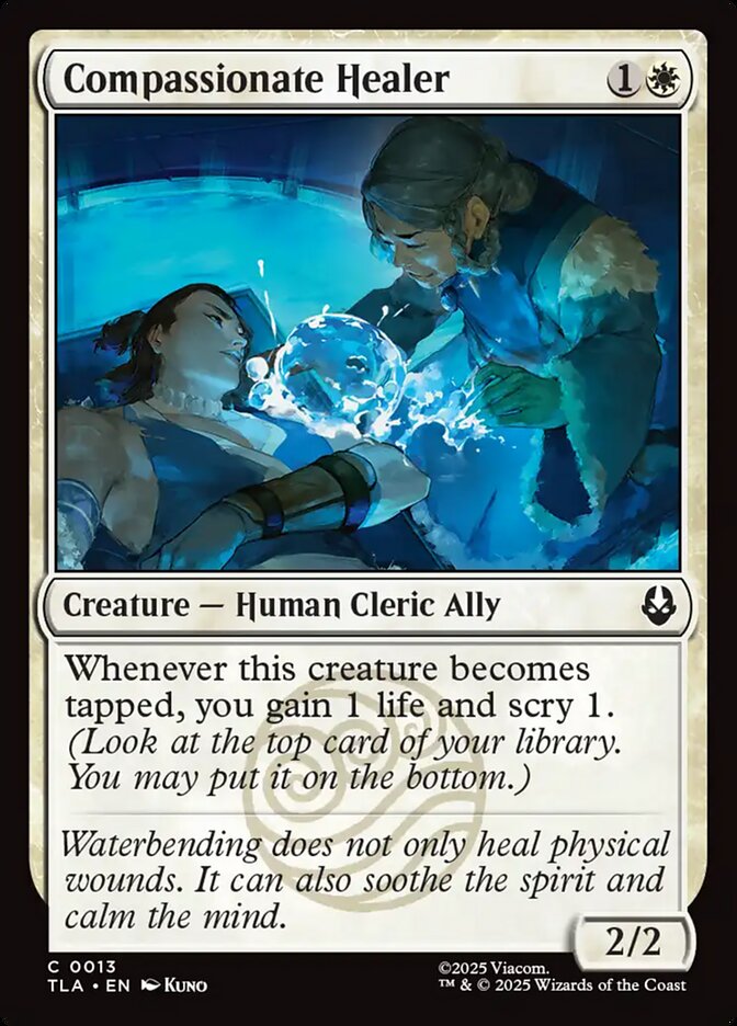 Compassionate Healer card front