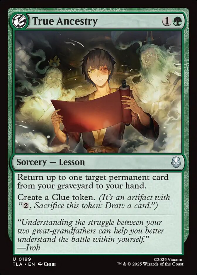True Ancestry card front