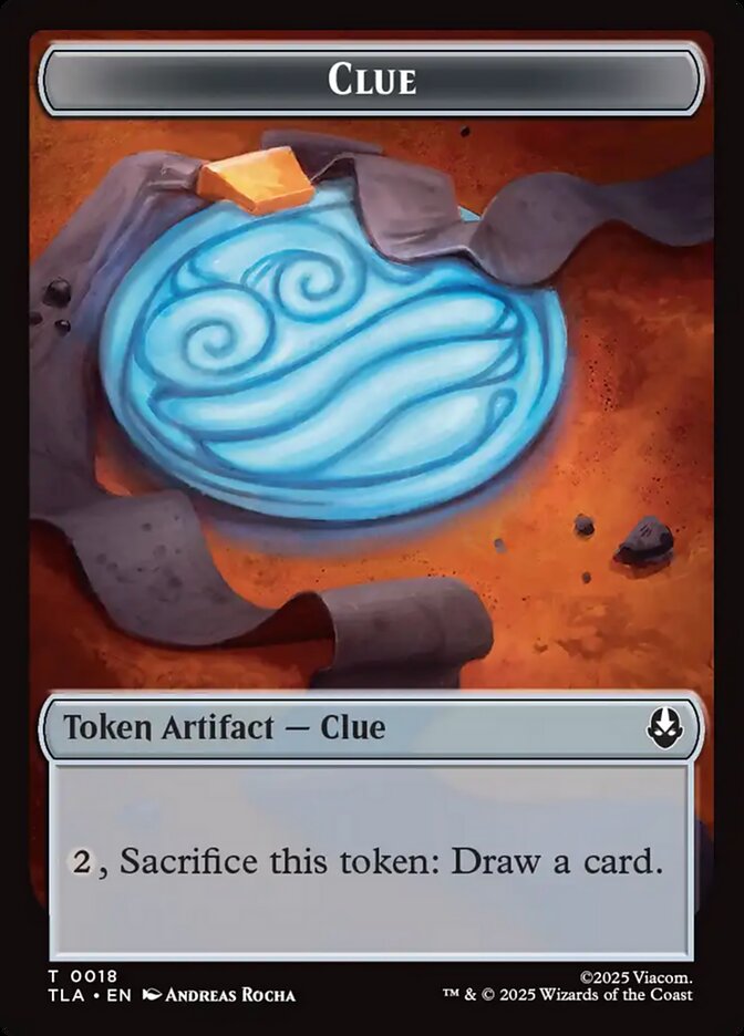 Clue card front