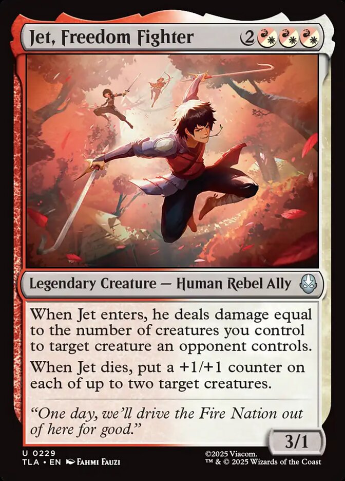 Jet, Freedom Fighter card front