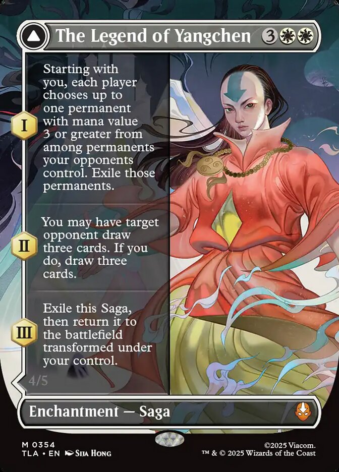The Legend of Yangchen card front
