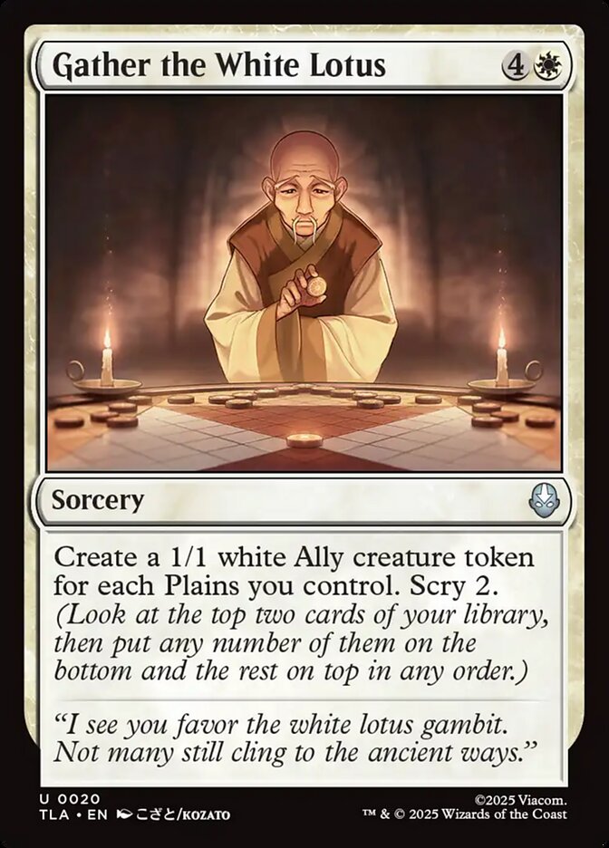 Gather the White Lotus card front