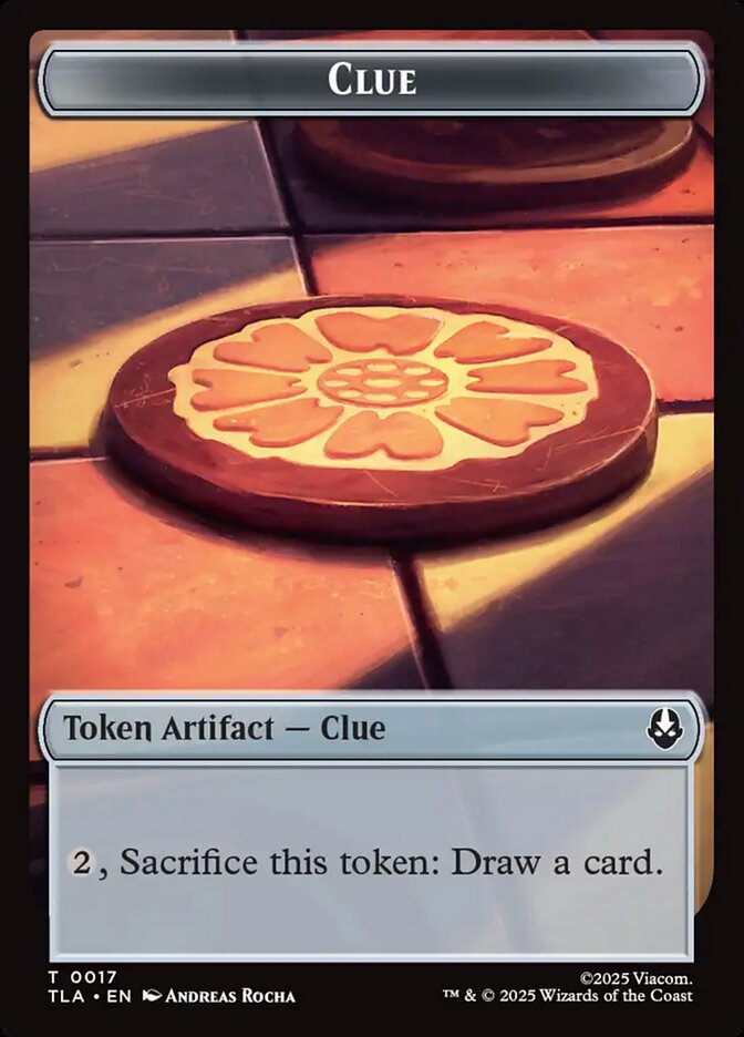 Clue card front