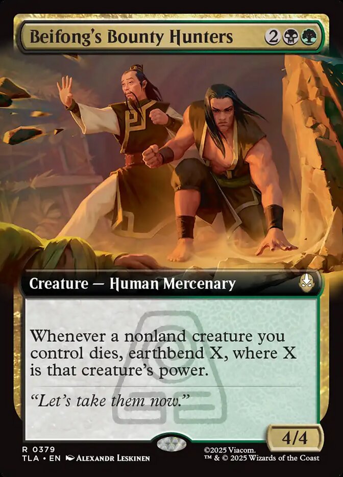 Beifong's Bounty Hunters card front