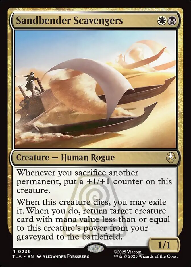 Sandbender Scavengers card front
