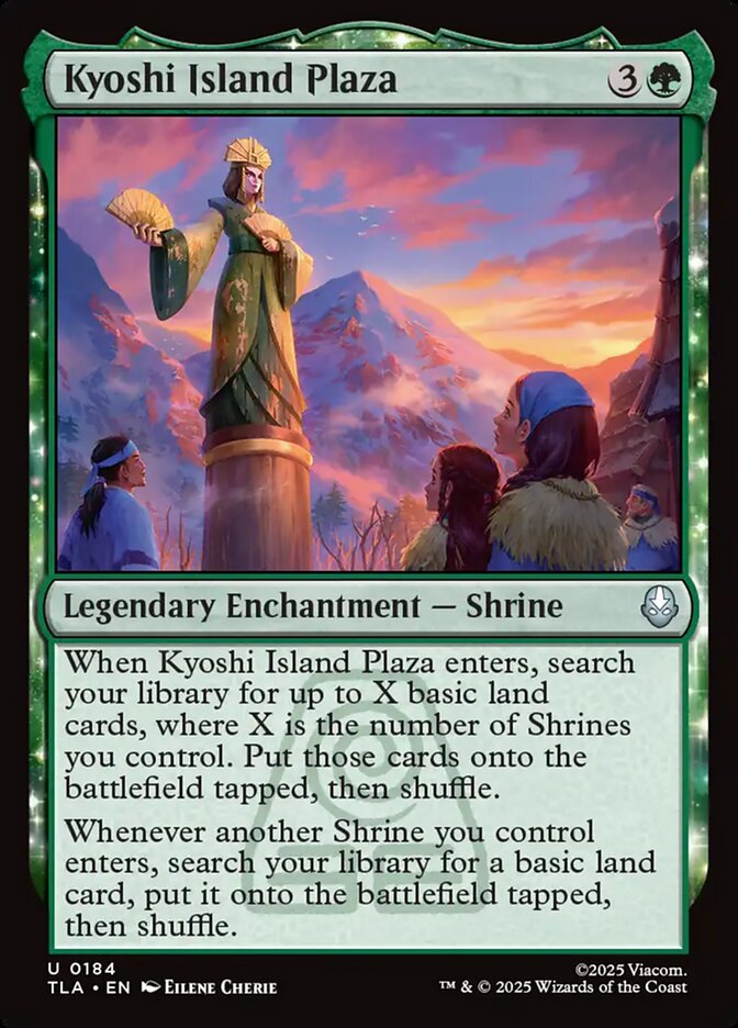 Kyoshi Island Plaza card front