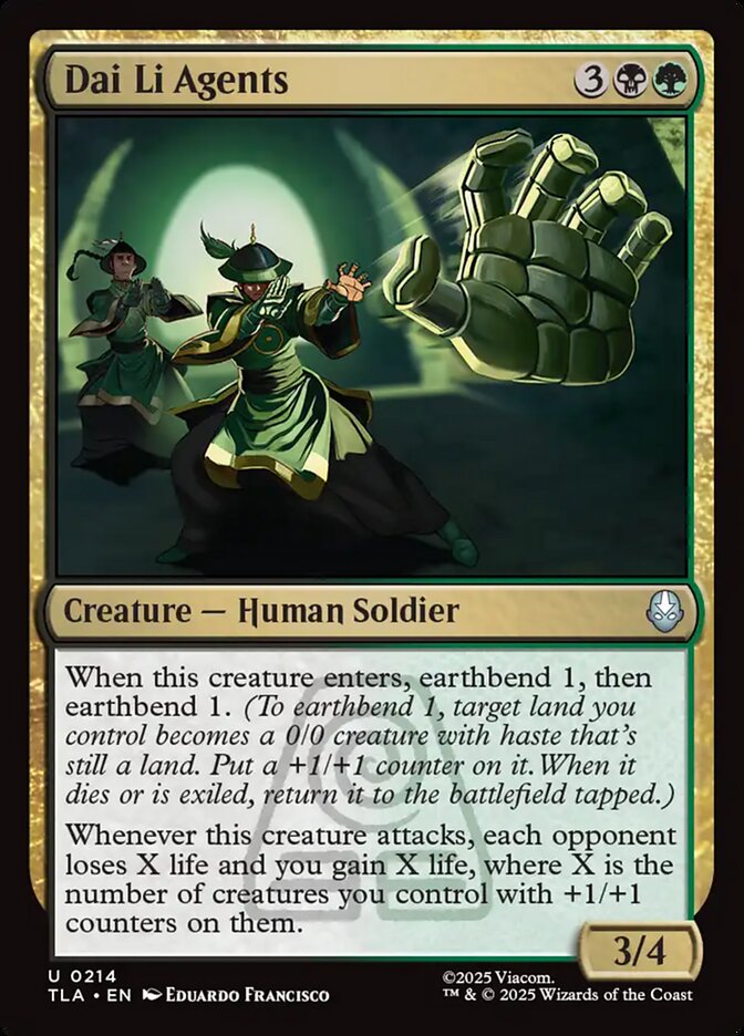 Dai Li Agents card front