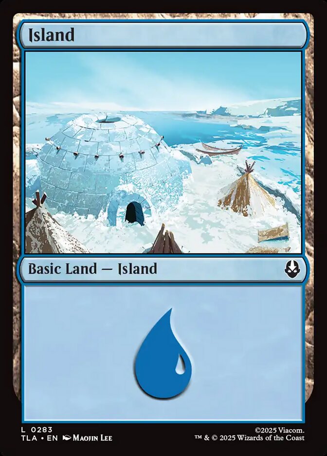 Island card front