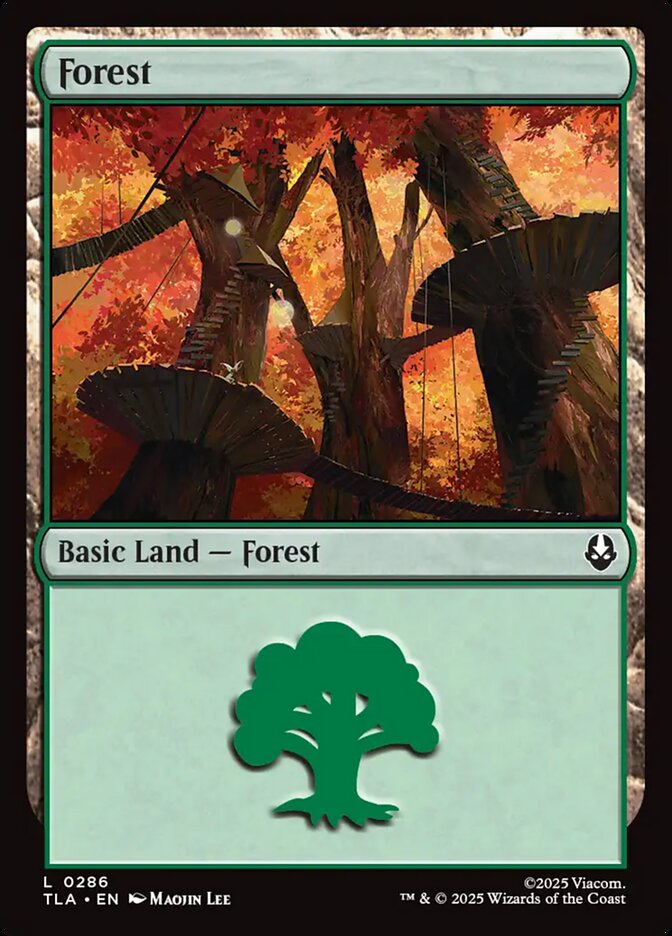 Forest card front