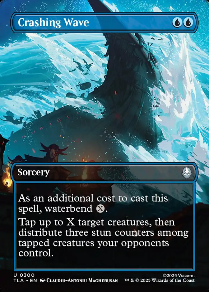 Crashing Wave card front
