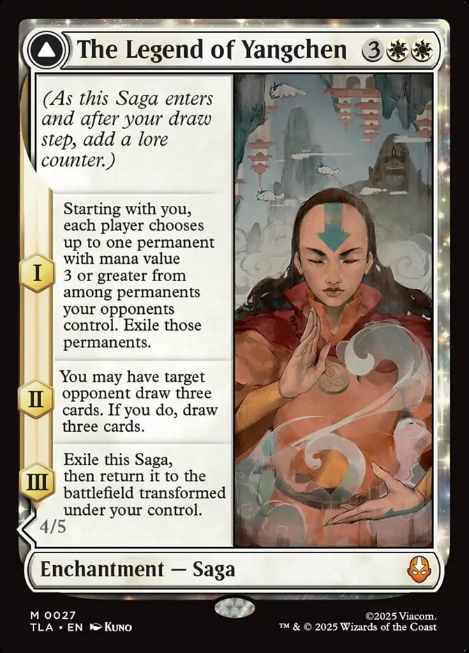 The Legend of Yangchen card front