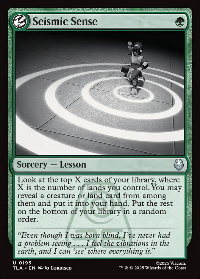 Seismic Sense card front