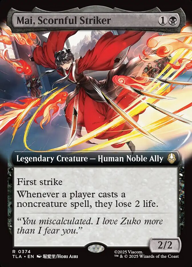 Mai, Scornful Striker card front