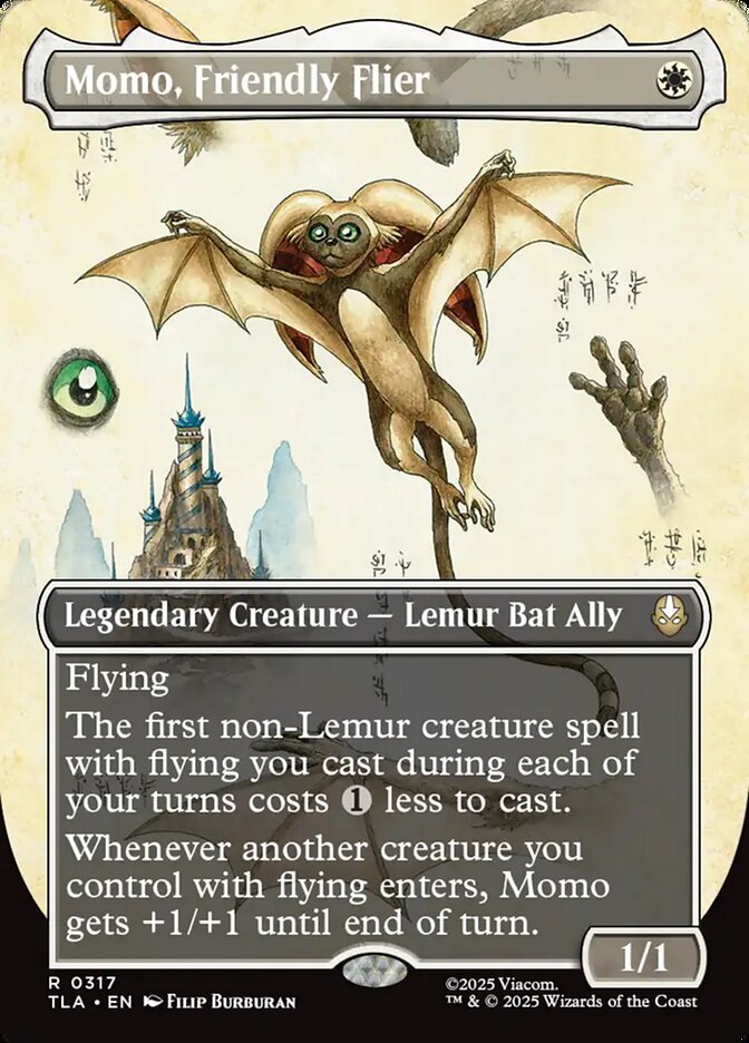 Momo, Friendly Flier card front