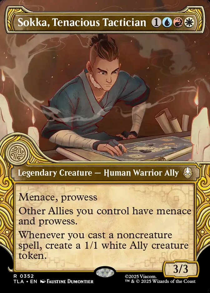 Sokka, Tenacious Tactician card front