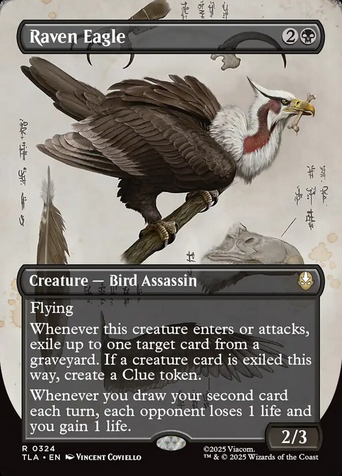 Raven Eagle card front