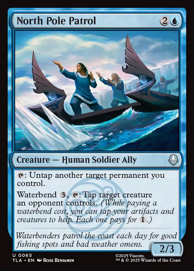 North Pole Patrol card front
