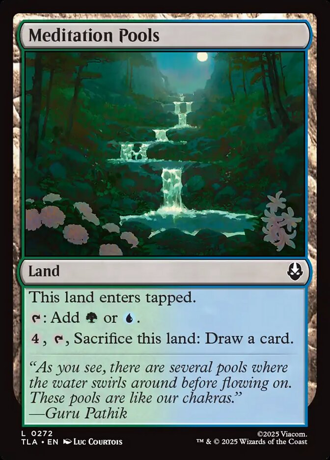 Meditation Pools card front