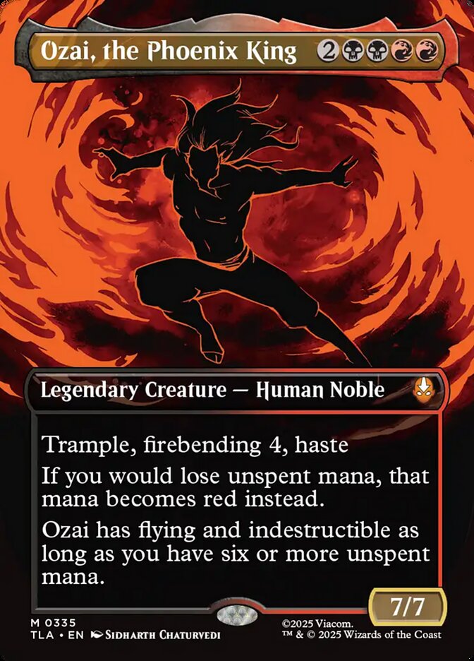 Ozai, the Phoenix King card front