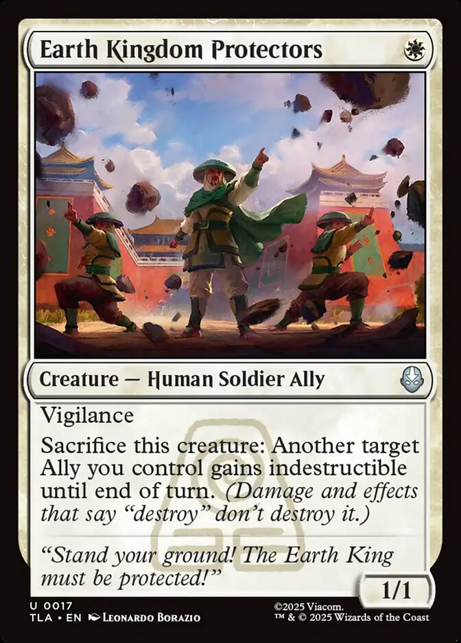 Earth Kingdom Protectors card front