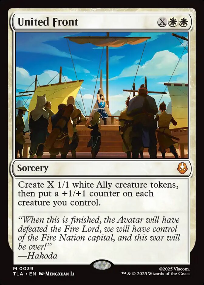 United Front card front
