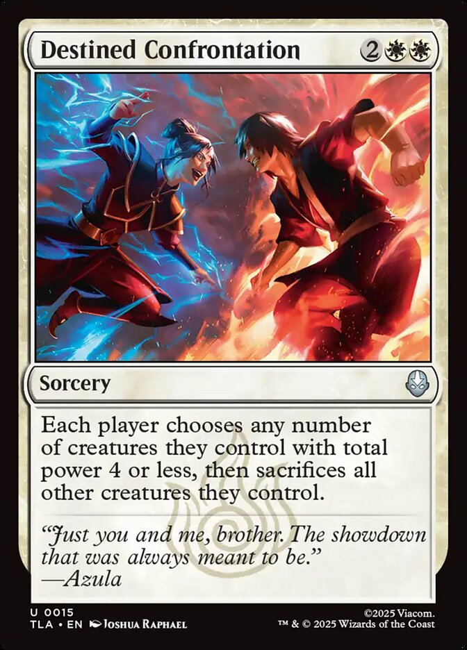 Destined Confrontation card front