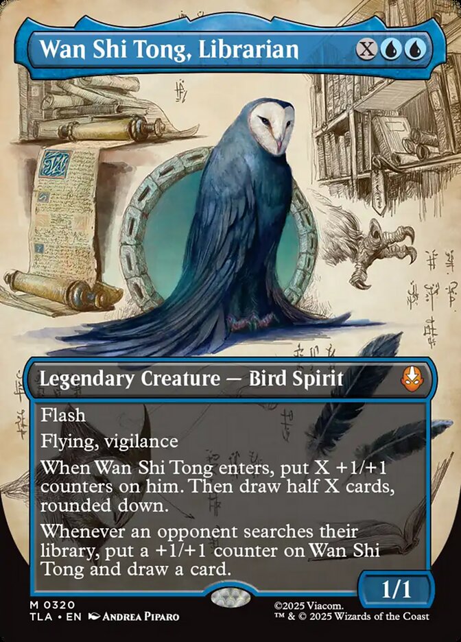 Wan Shi Tong, Librarian card front