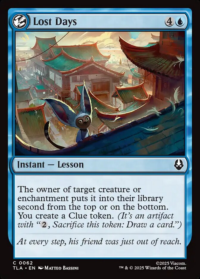Lost Days card front