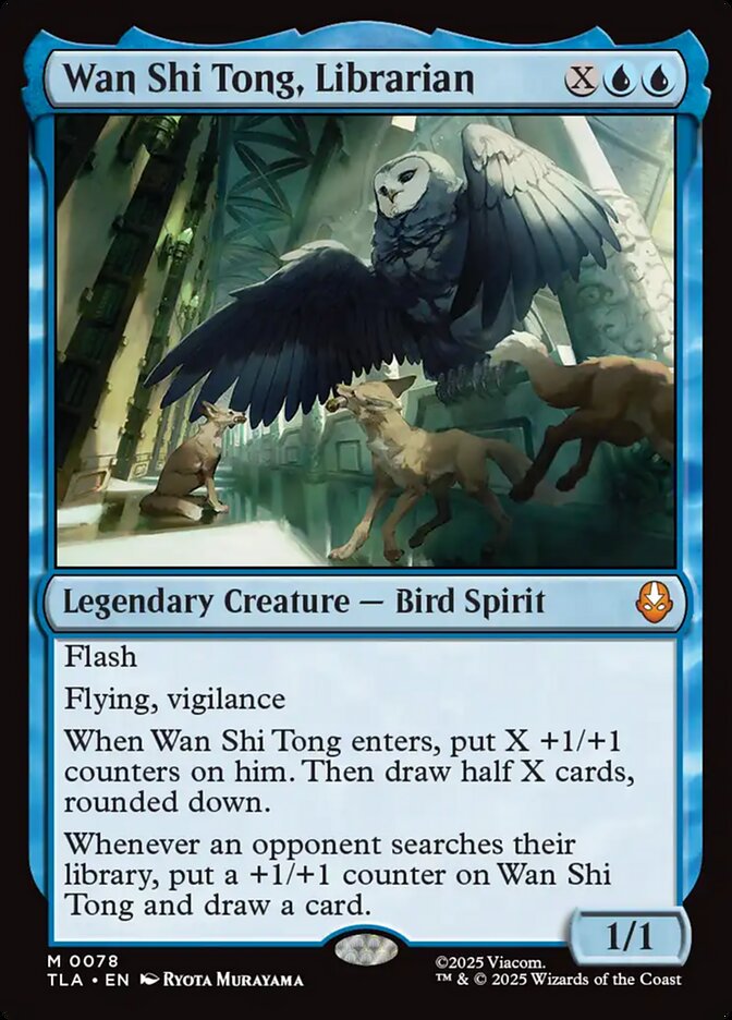 Wan Shi Tong, Librarian card front
