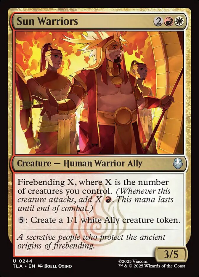 Sun Warriors card front