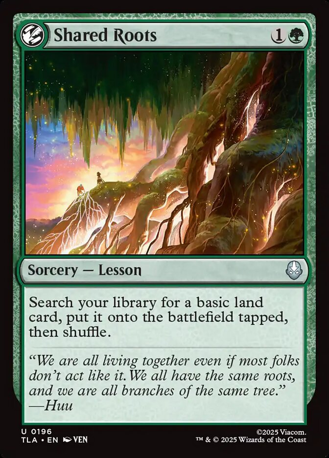 Shared Roots card front