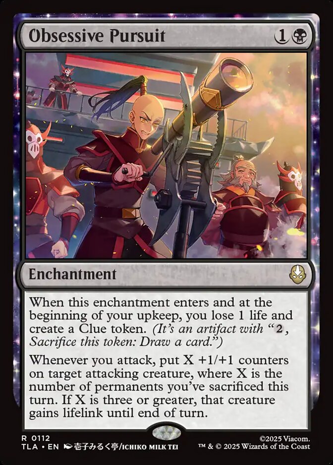 Obsessive Pursuit card front