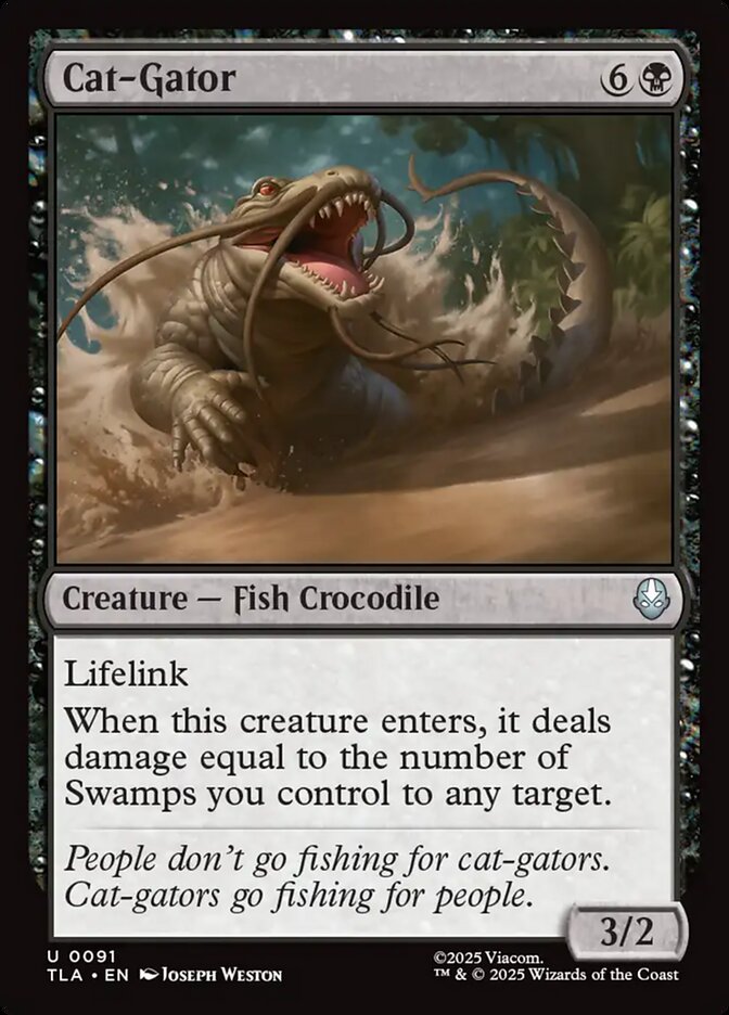 Cat-Gator card front