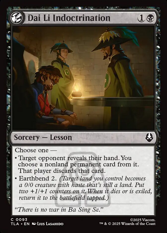 Dai Li Indoctrination card front