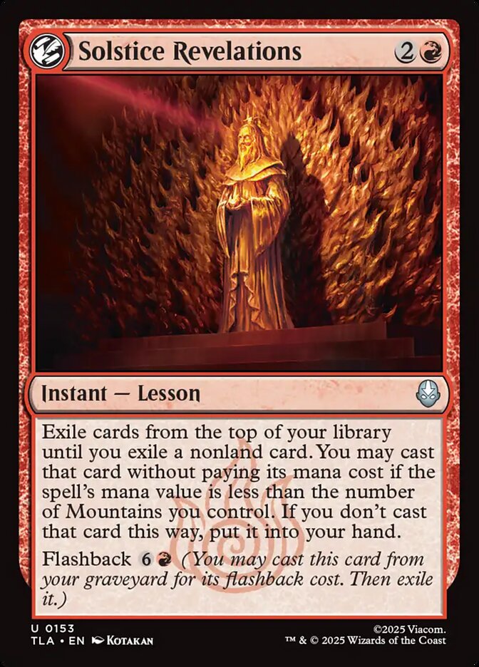 Solstice Revelations card front