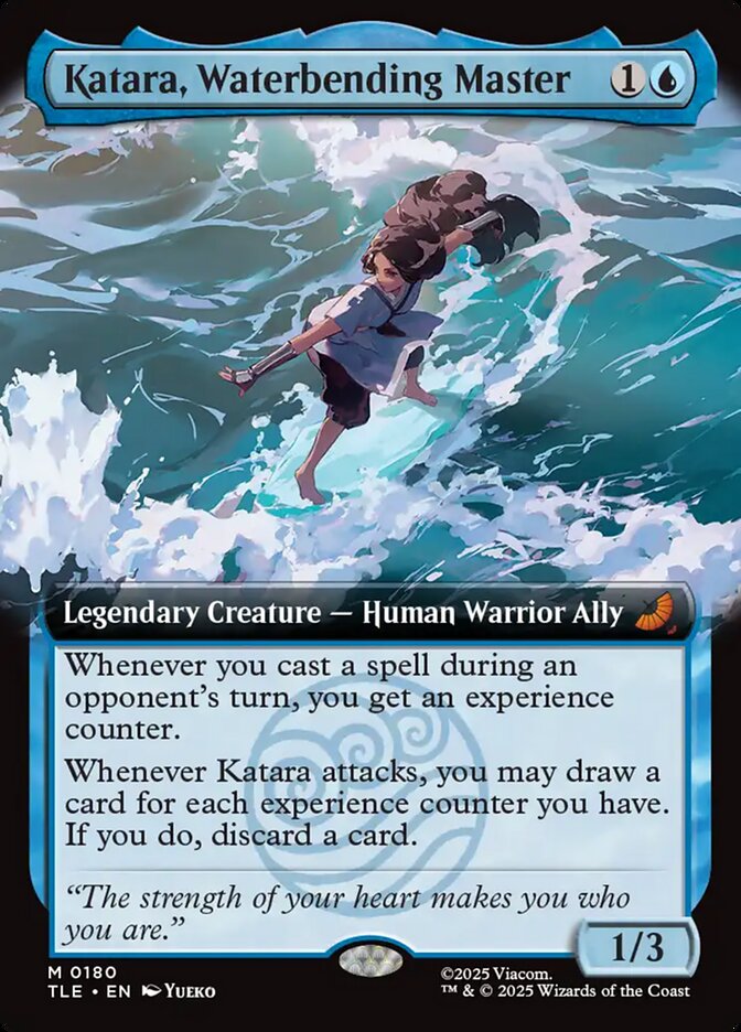 Katara, Waterbending Master card front