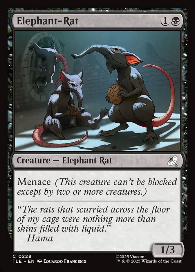 Elephant-Rat card front