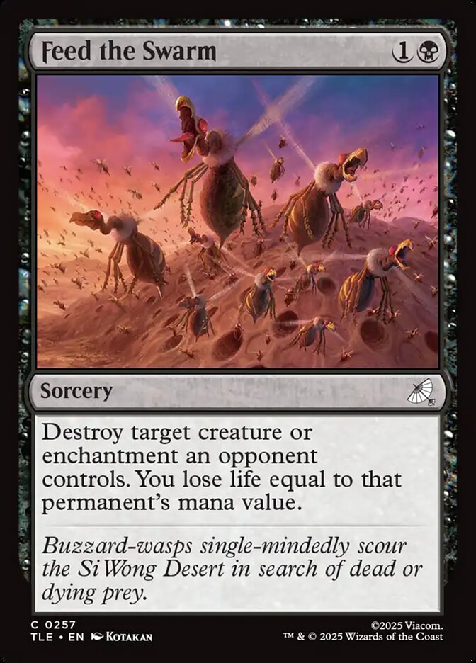 Feed the Swarm card front