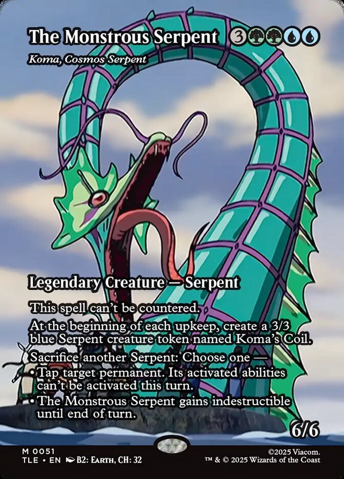 Koma, Cosmos Serpent card front