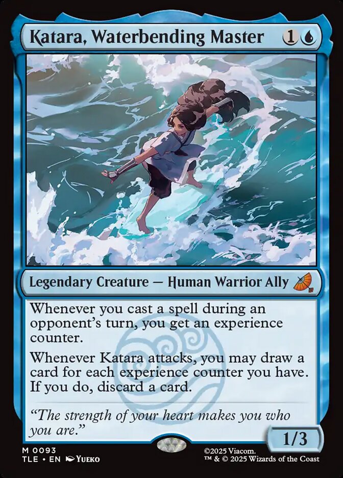 Katara, Waterbending Master card front