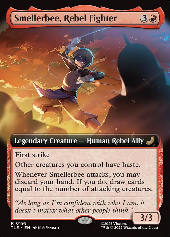 Smellerbee, Rebel Fighter card front