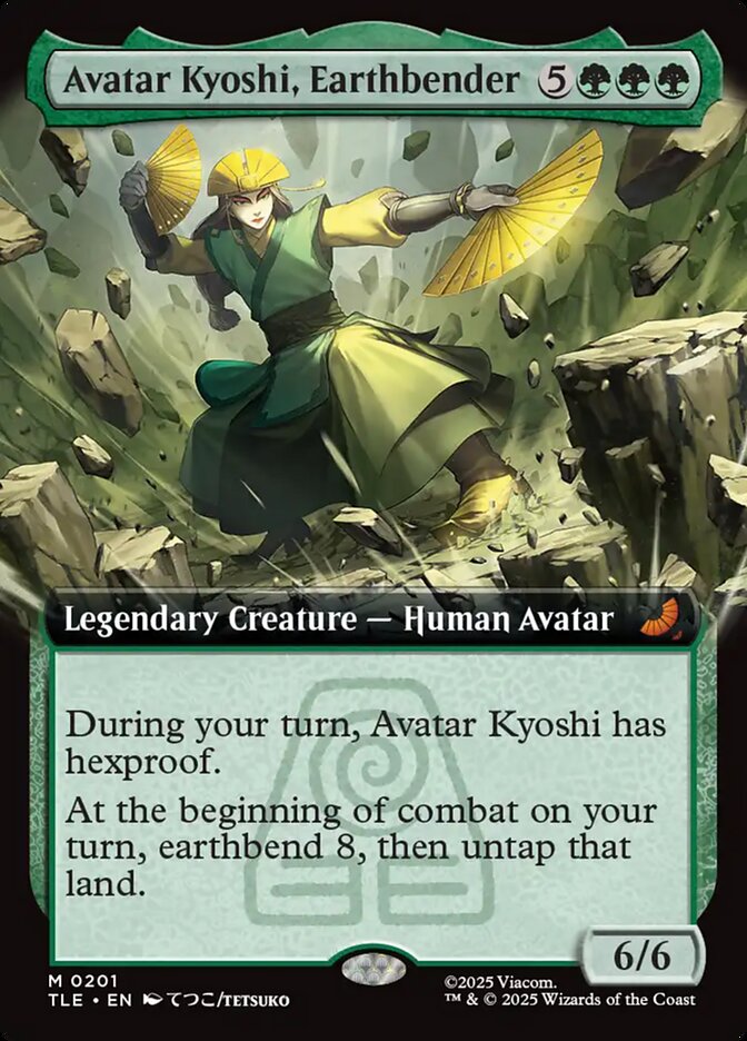 Avatar Kyoshi, Earthbender card front