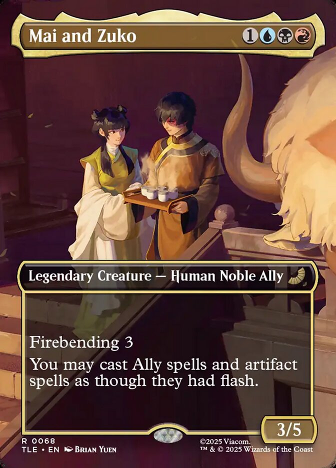 Mai and Zuko card front